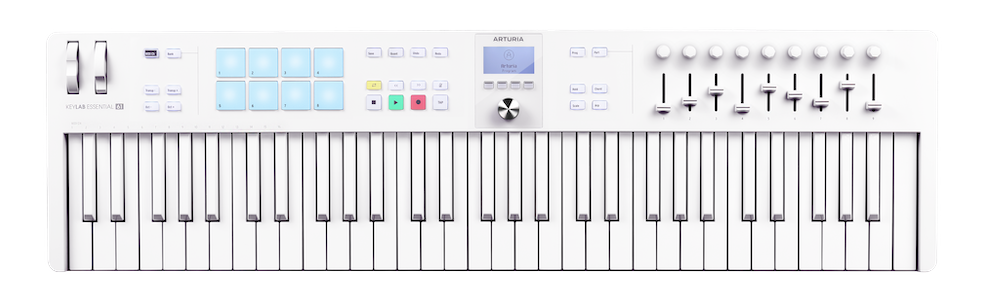 Arturia KeyLab Essential 61 MK3 Alpine White - klawiatura